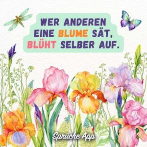 Spruche Mit Blumen